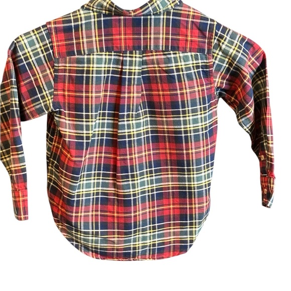Ralph Lauren Red Plaid Button-Up Shirt - Picture 7 of 9